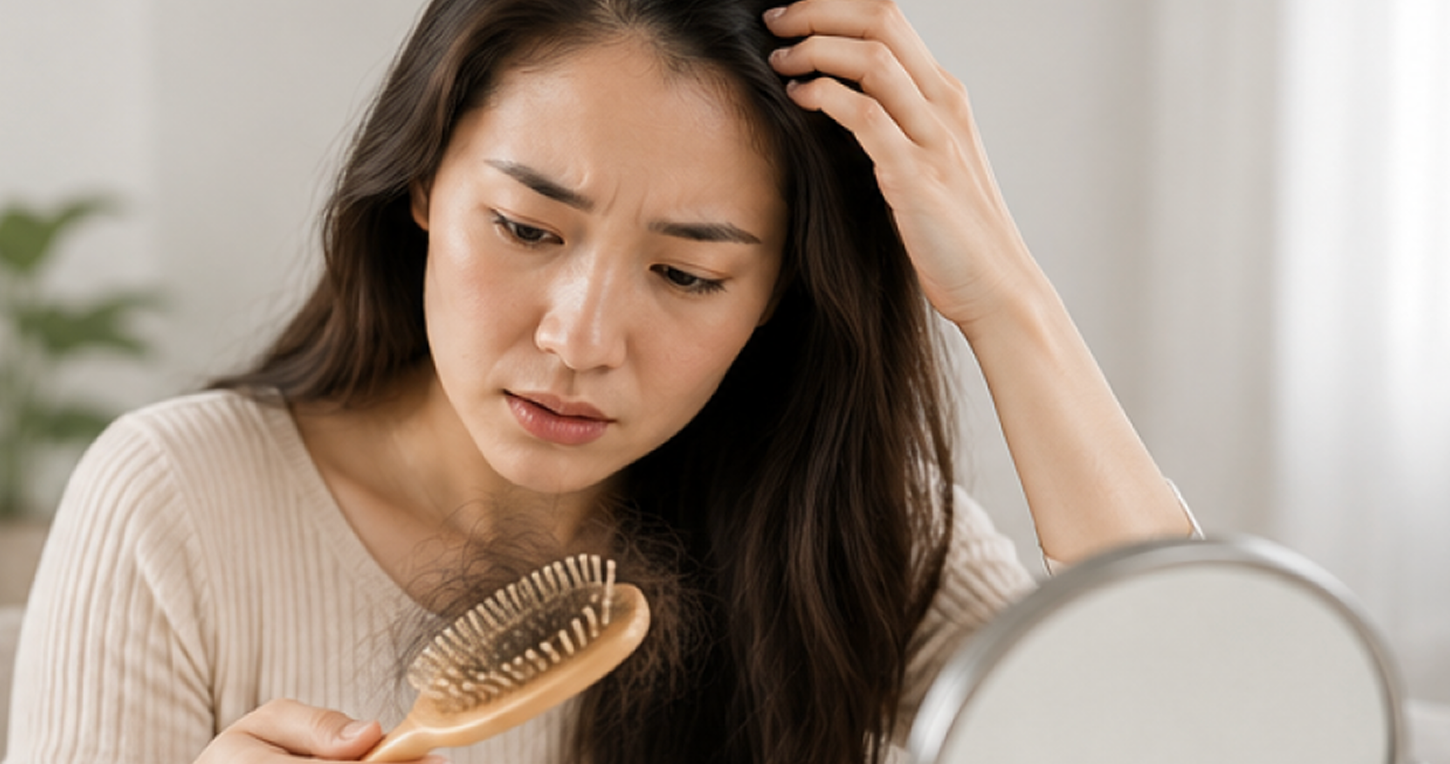 <p>It is not just hair. It is watching it fall.</p>