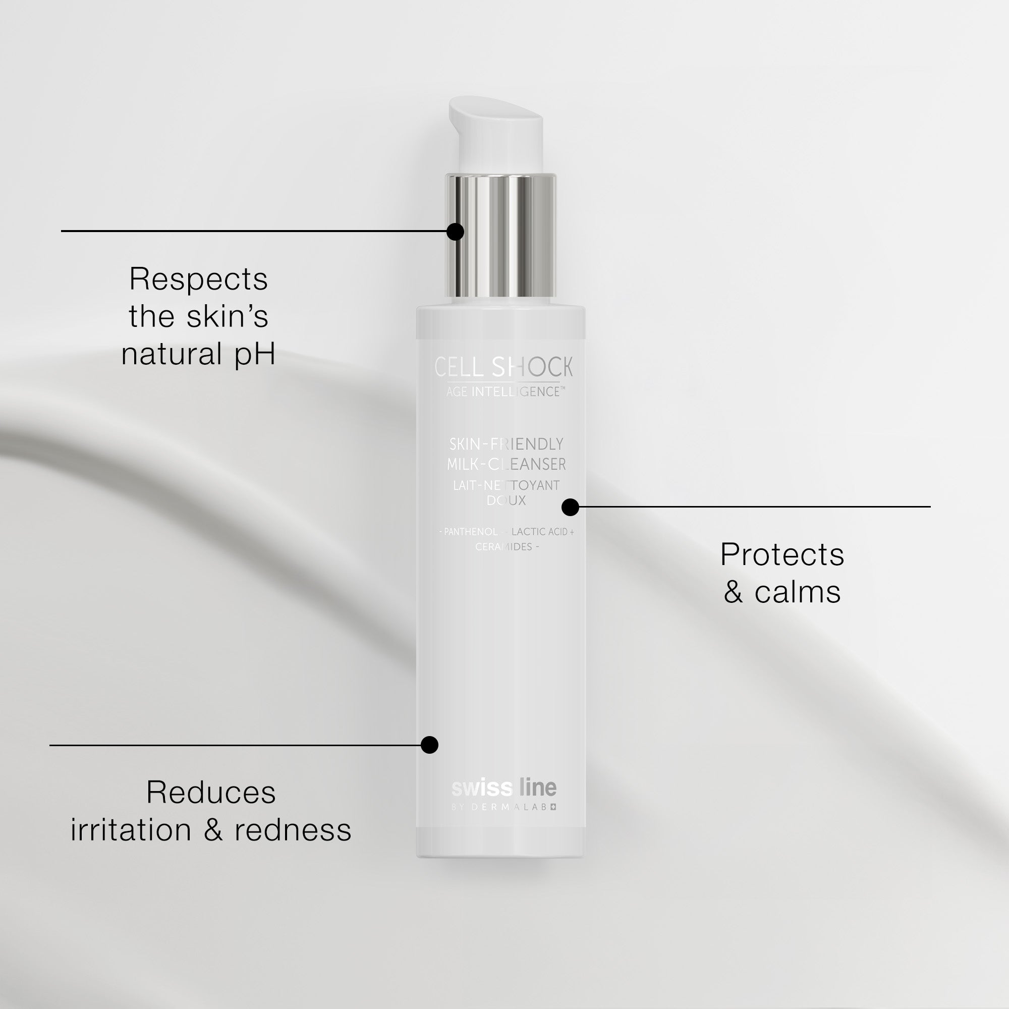 Cell Shock Age Intelligence Skin-Friendly Milk Cleanser 150ml