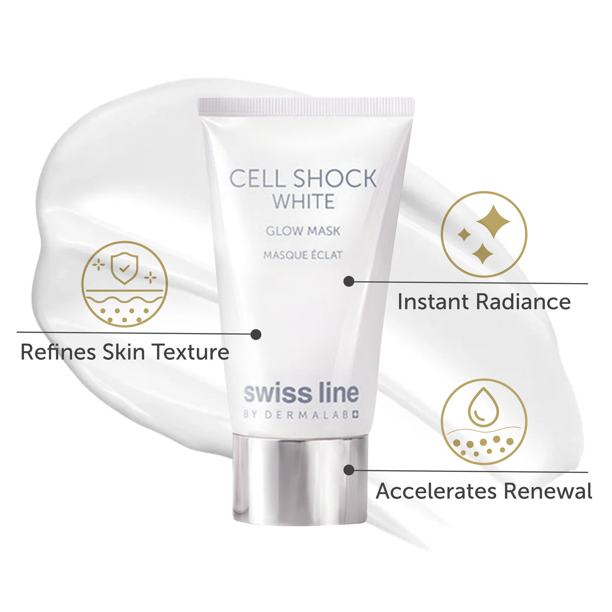 [LAUNCHING PROMO] Cell Shock White Glow Serum + Mask Set *FOC 4-PC Glow Kit (worth RM856)