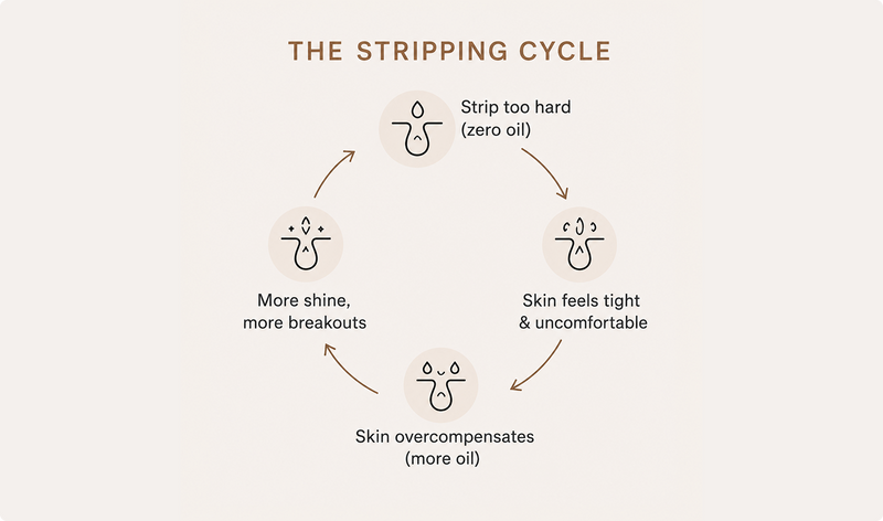 <p>“Stripped is not the same as clean.”</p>